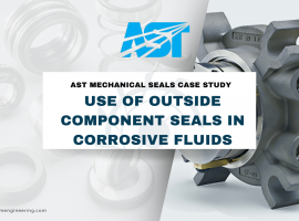 AST mechanical seal for corrosive fluids