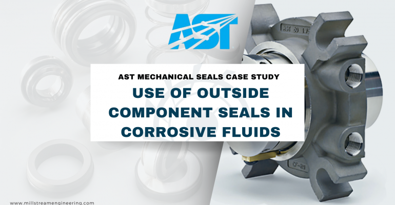 AST mechanical seal for corrosive fluids