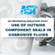 AST mechanical seal for corrosive fluids